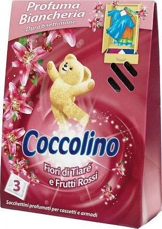 Coccolino voňavé vankúšiky frutti rossi 3 ks