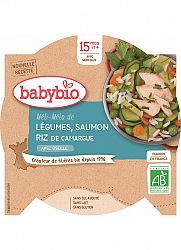 Babybio zelenina s lososom a ryžou 260 g