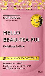 Delhicious Black Tea Body Scrub Original 100 g