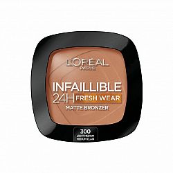 L'Oréal Paris Infaillible 24H Fresh Wear Matte Bronzer bronzer 300 Light Medium 9 g