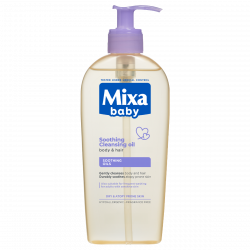 Mixa Baby Atopiance upokojujúci čistiaci olej na vlasy a pokožku so sklonom k ​​atopii 250 ml