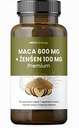 MOVIT ENERGY Maca 600 mg + ženšen 100 mg 90 kapsúl