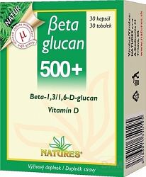 Natures Beta glukán 500+ 30 kapsúl