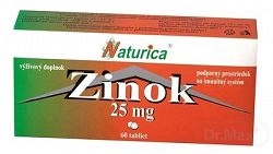 Naturica Zinok 25 mg 60 tabliet