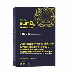 sunD3 PROFESSIONAL 4000 IU ústny sprej, pomarančová príchuť 50 ml