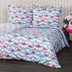 4Home Bavlnené obliečky Flamingo, 140 x 220 cm, 70 x 90 cm, 140 x 220 cm, 70 x 90 cm