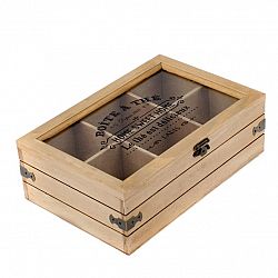 Box na čajové vrecúška, 24 x 8 x 16 cm