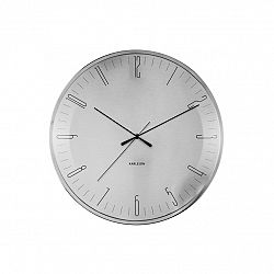 Designové nástěnné hodiny 5755 Karlsson 40cm (nerez) 