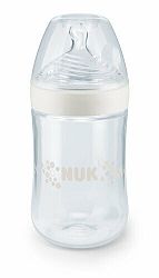 Dojčenská fľaša NUK Nature Sense 260 ml biela 
