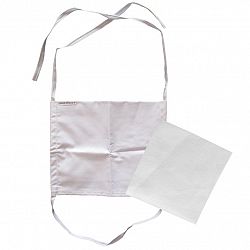 JAHU Ústne bavlnené rúško s vreckom na filter a šnúrkami na zaviazanie + 1x NANO filter