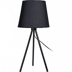 Stolná lampa Louro, čierna