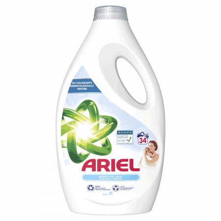 Ariel Gel 1.7l / 34PD Sensitive skin