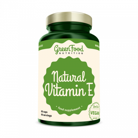 GreenFood Přírodní Vitamin E 60 kapsúl