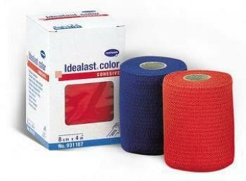 Idealast-haft color Obinadlo elastické 8 cm x 4 m 1 ks červená