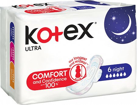 Kotex Ultra Night 6 ks
