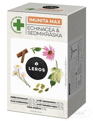 LEROS Imunita MAX Echinacea&Sedmikráska 20 x 1,2 g