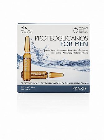 Praxis Proteoglicanos For Men ampoules 6 x 2 ml