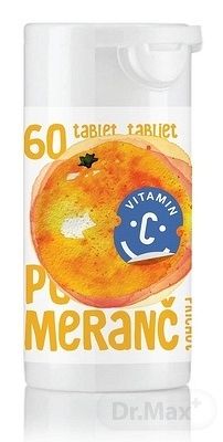 Rapeto Vitamín C 100 mg pomaranč sukralóza 60 tabliet